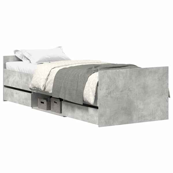 Voodiraam, betoonhall, 90 × 190 cm — mudel 3203813