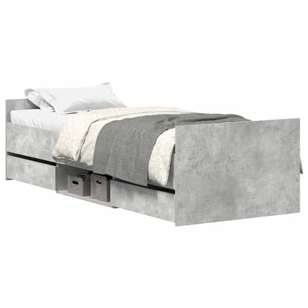 Voodiraam, betoonhall, 75 × 190 cm — mudel 3203820