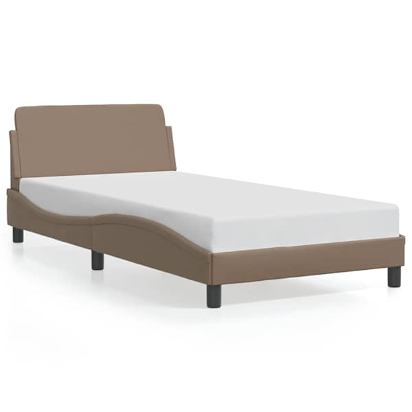 Voodiraam, cappuccino, 100 × 200 cm — mudel 373142