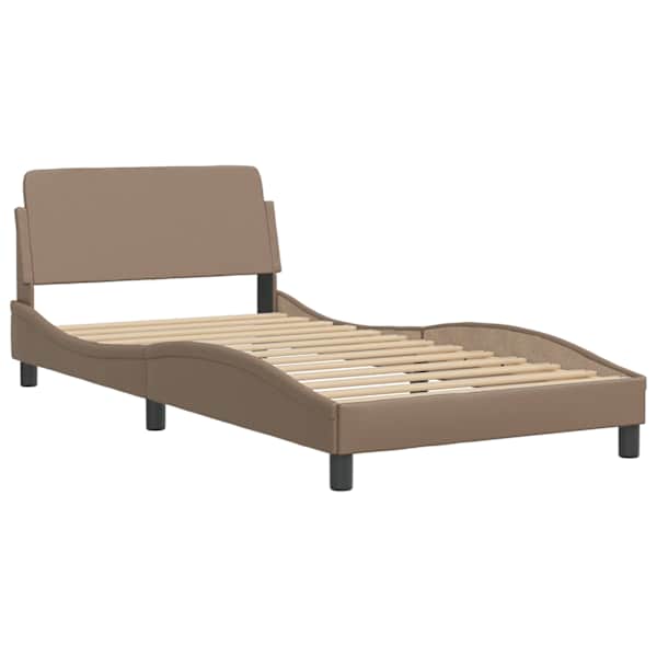 Voodiraam, cappuccino, 100 × 200 cm — mudel 373142