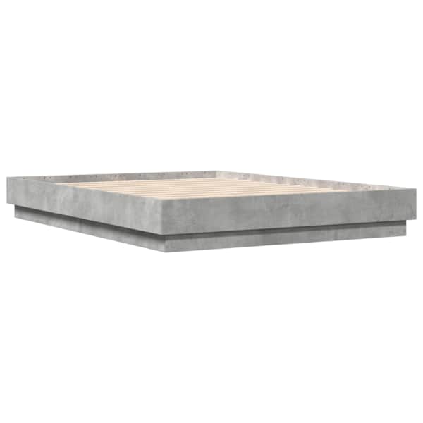 Voodiraam, betoonhall, 120 × 190 cm, tehispuit — mudel 3209887