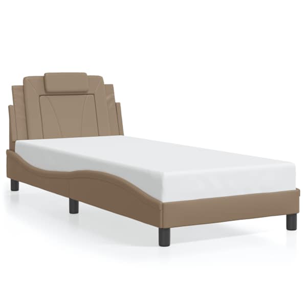 Voodiraam, cappuccino, 90 × 200 cm — mudel 3208072