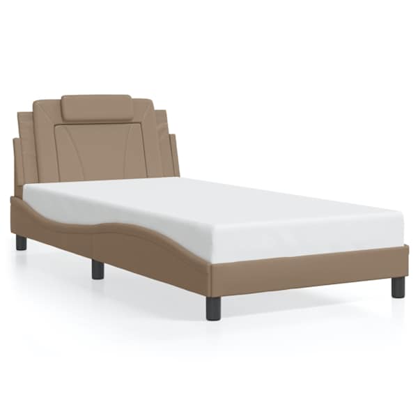 Voodiraam, cappuccino, 100 × 200 cm — mudel 3208079