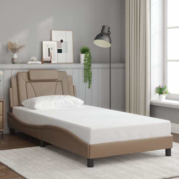 Voodiraam, cappuccino, 100 × 200 cm — mudel 3208079