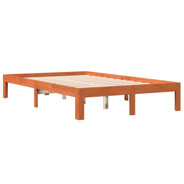 Voodiraam, vahapruun, 140 × 200 cm — mudel 844171