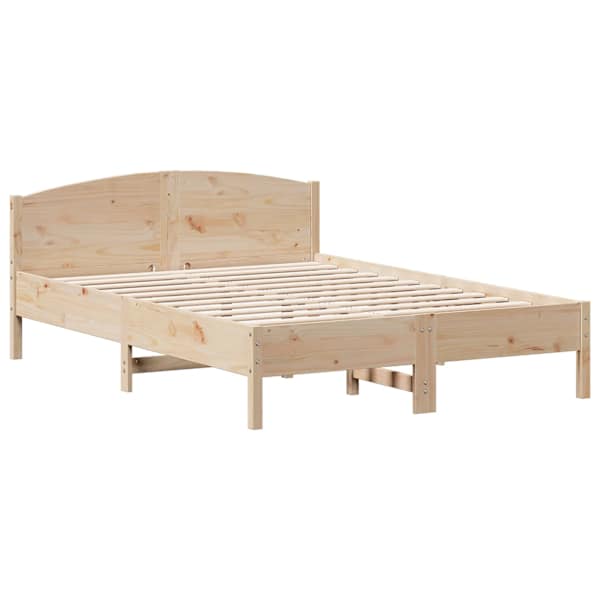 Voodiraam, 160 × 200 cm, männipuit — mudel 3216194