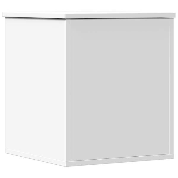 Hoiukast, valge, 40 × 42 × 46 cm, tehispuit
