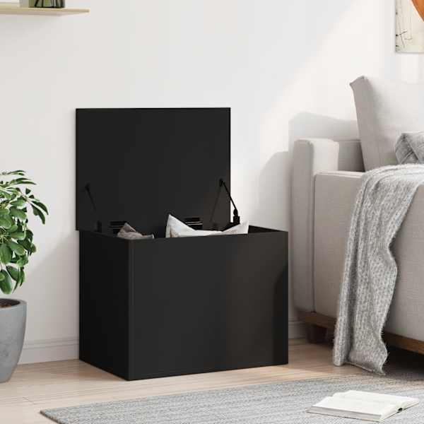 Hoiukast, must, 60 × 42 × 46 cm, tehispuit