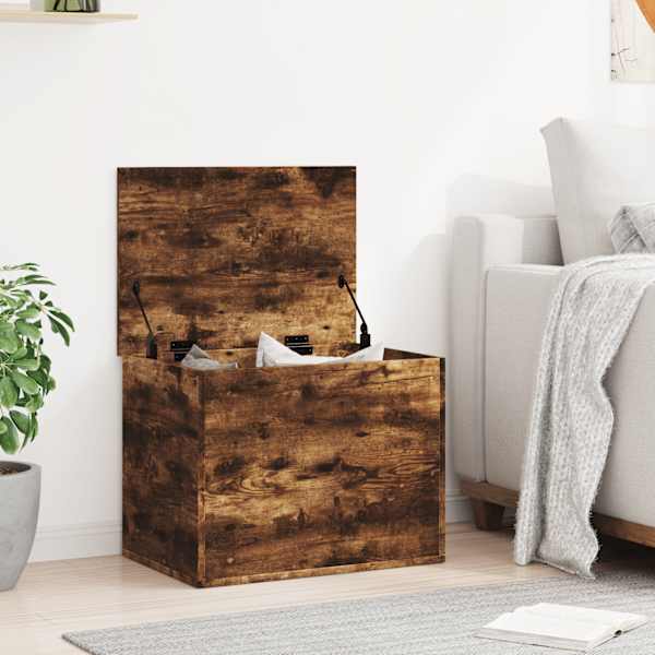 Hoiukast, suitsutatud tamm, 60 × 42 × 46 cm, tehispuit