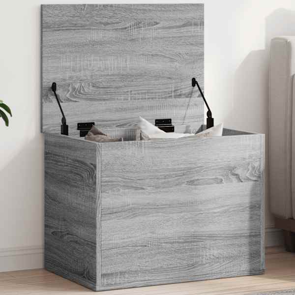 Hoiukast, hall Sonoma tamm, 60 × 42 × 46 cm, tehispuit