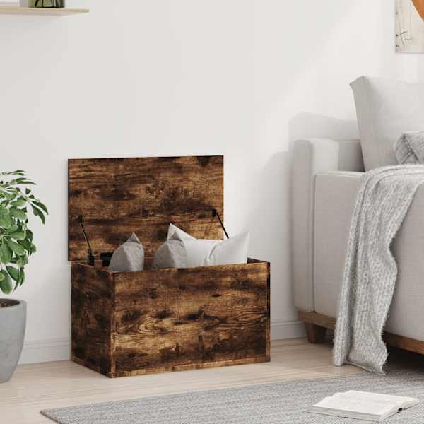 Hoiukast, suitsutatud tamm, 60 × 35 × 35 cm, tehispuit