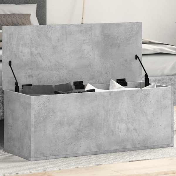 Hoiukast, betoonhall, 90 × 35 × 35 cm, tehispuit