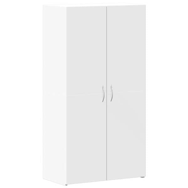 Dokumendikapp, valge, 60 × 32 × 115 cm, tehispuit