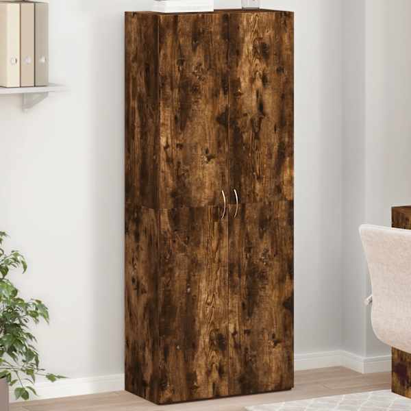 Dokumendikapp, suitsutatud tamm, 60 × 32 × 153 cm, tehispuit