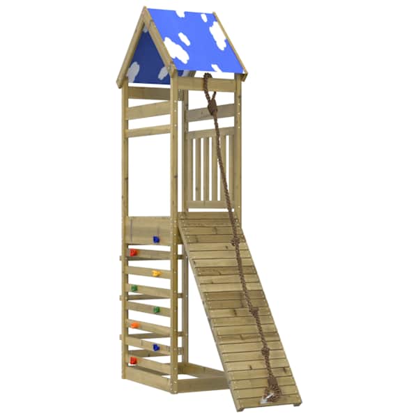 Õue mänguväljak, immutatud männipuit, 52,5 × 175 × 265 cm – mudel 3279048