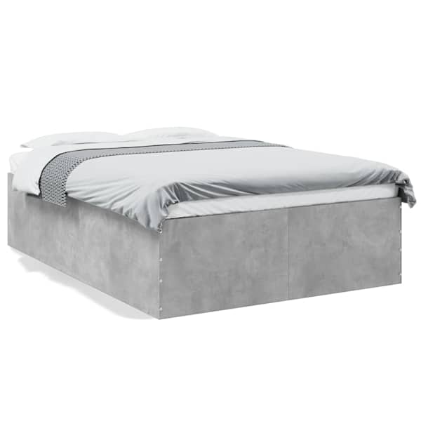 Voodiraam, betoonhall, 135 × 190 cm, tehispuit — mudel 3280947