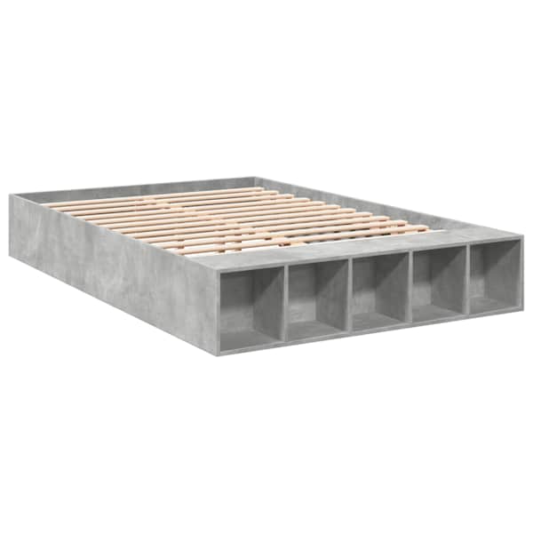 Voodiraam, betoonhall, 120 × 190 cm, tehispuit — mudel 3280597