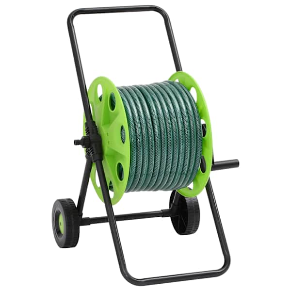 Voolikukäru liitmikukomplektiga, roheline, 0,5" 30 m pvc
