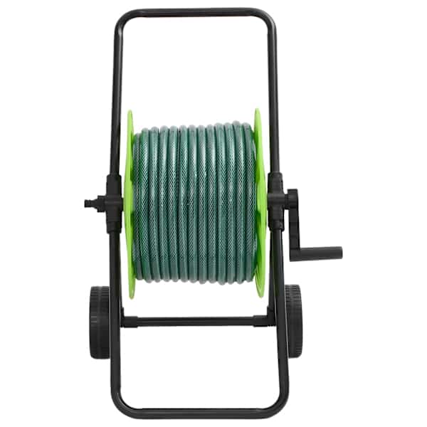 Voolikukäru liitmikukomplektiga, roheline, 0,5" 30 m pvc