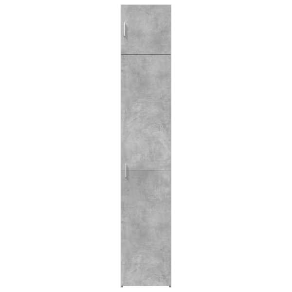 Kitsas hoiukapp, betoonhall, 40 × 42,5 × 225 cm, tehispuit