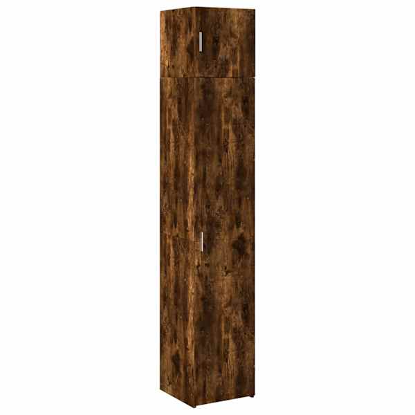 Kitsas hoiukapp, suitsutatud tamm, 40 × 42,5 × 225 cm tehispuit
