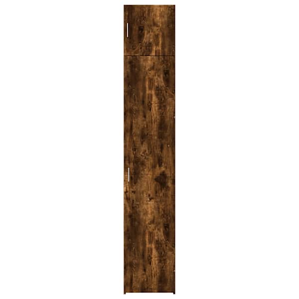 Kitsas hoiukapp, suitsutatud tamm, 40 × 42,5 × 225 cm tehispuit