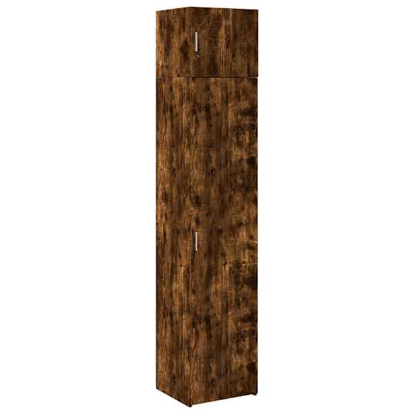 Kitsas hoiukapp, suitsutatud tamm, 45 × 42,5 × 225 cm tehispuit