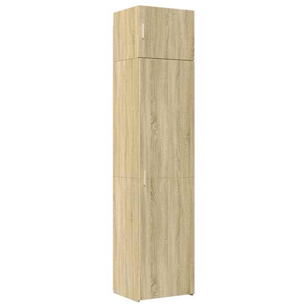 Kitsas hoiukapp, Sonoma tamm, 50 × 42,5 × 225 cm, tehispuit