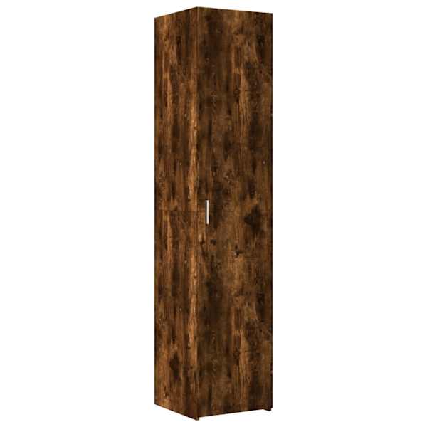 Kõrge kapp, suitsutatud tamm, 40 × 42,5 × 185 cm tehispuit