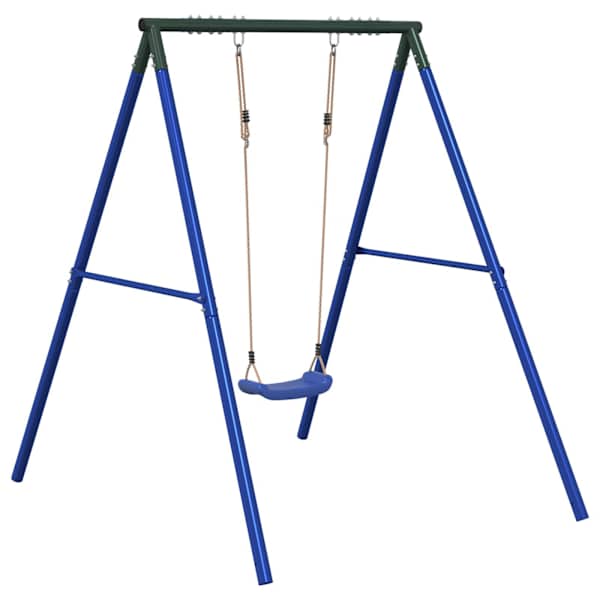 Kiigekomplekt, 156 × 185 × 185 cm, värvitud teras, PE (polüetüleen) – mudel 3283577
