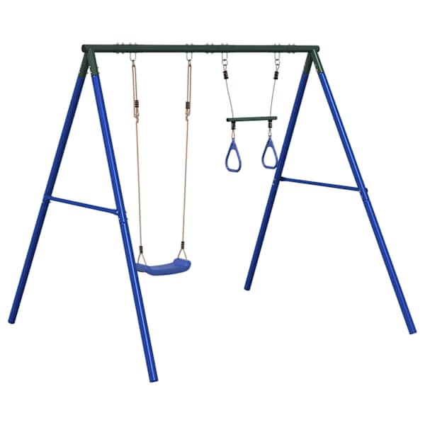 Kiigekomplekt, 206 × 185 × 185 cm, värvitud teras, PE (polüetüleen) – mudel 3283580