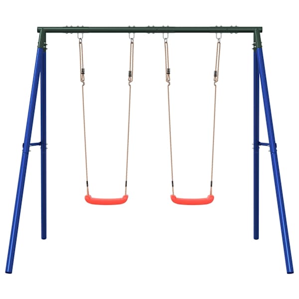 Kiigekomplekt, 206 × 185 × 185 cm, värvitud teras, PE (polüetüleen) – mudel 3283585