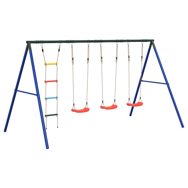 Õue kiigekomplekt koos kiikede ja redeliga, 341 × 185 × 185 cm – mudel 3283623