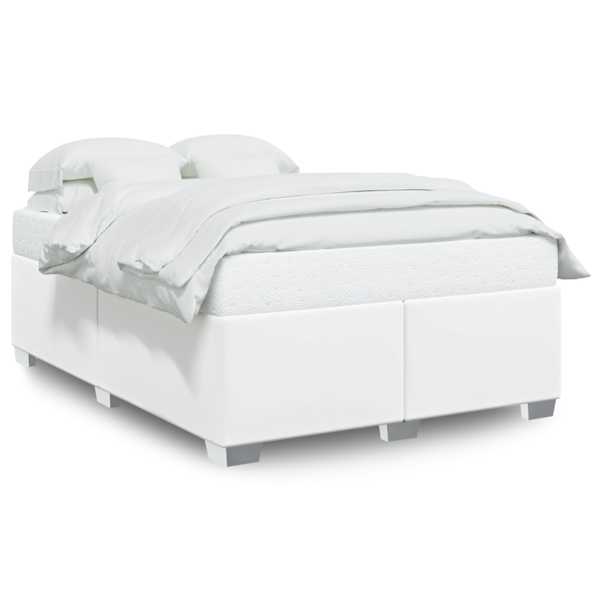Voodiraam, valge, 137 × 187 cm — mudel 3284580