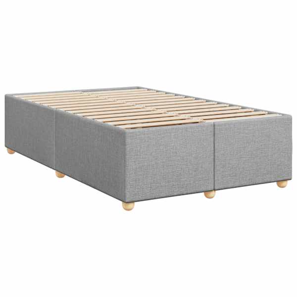 Voodiraam, helehall, 120 × 190 cm, kangas — mudel 3284715
