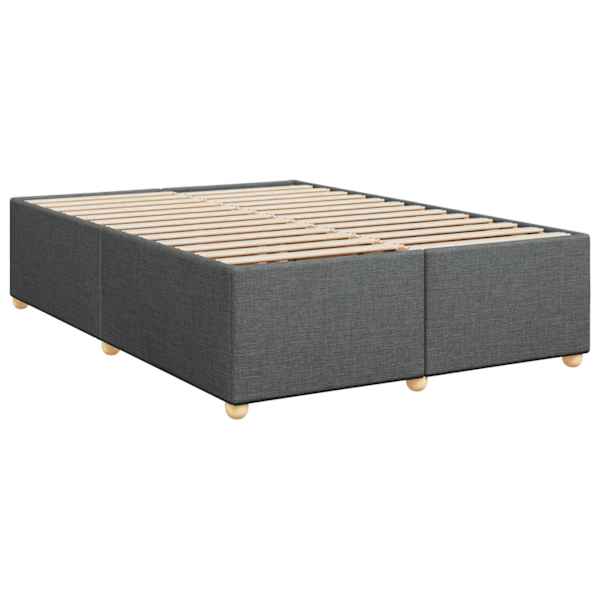 Voodiraam, tumehall, 160 × 200 cm, kangas — mudel 3284744