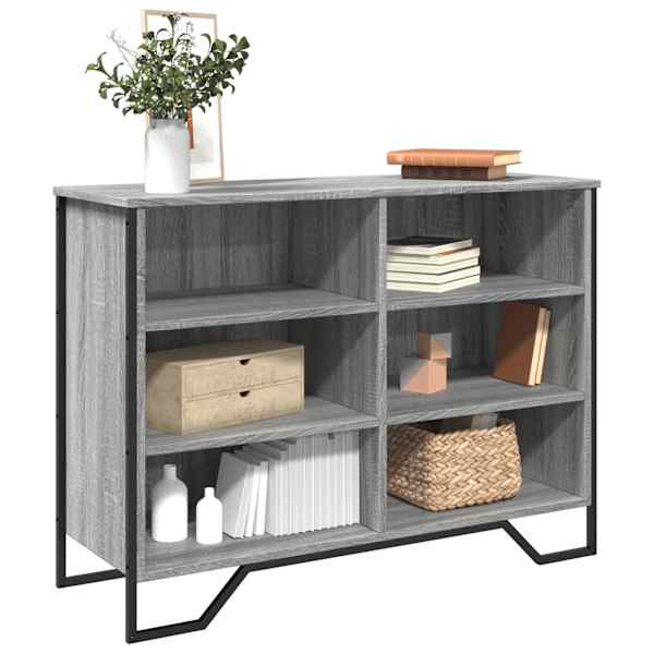 Puhvetkapp, hall Sonoma tamm, 101 × 35,5 × 74,5 cm, tehispuit