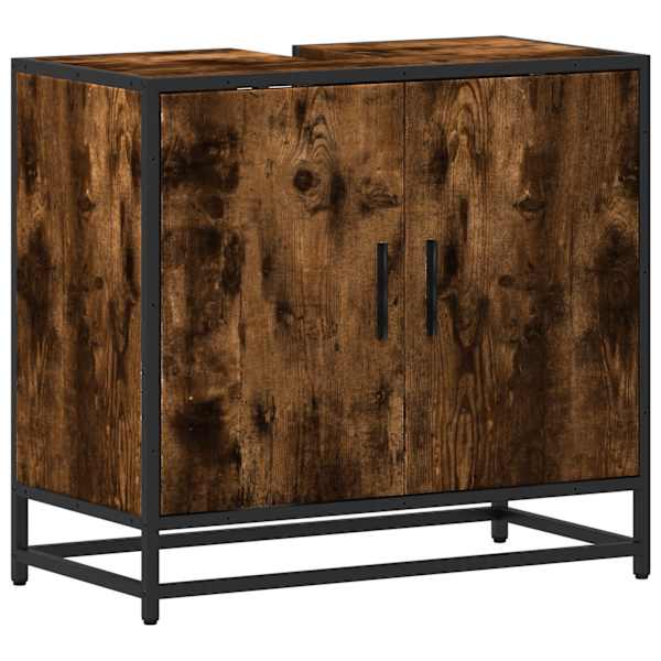 Vannitoa valamukapp suitsutamm 65 × 33 × 60 cm ehituspuit