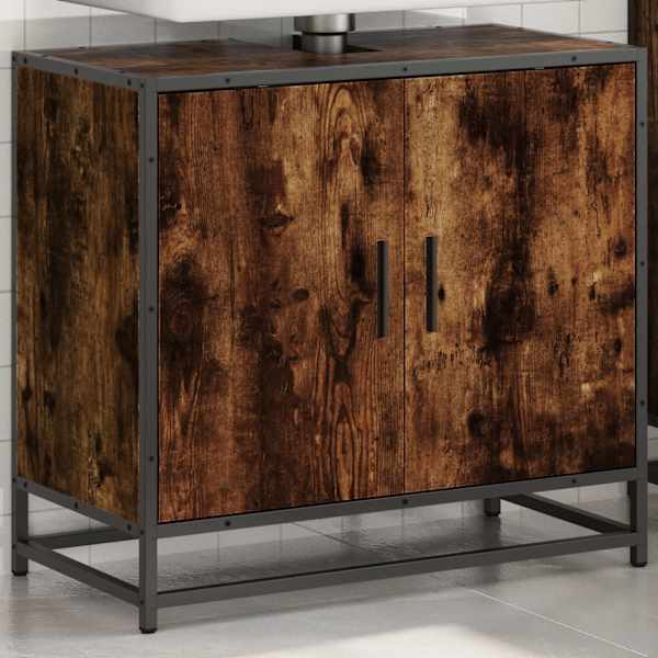 Vannitoa valamukapp suitsutamm 65 × 33 × 60 cm ehituspuit