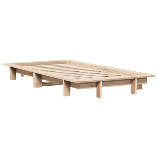 Voodiraam, 90 × 200 cm, männipuit — mudel 850668
