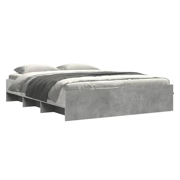 Voodiraam, betoonhall, 150 × 200 cm, tehispuit — mudel 3295649