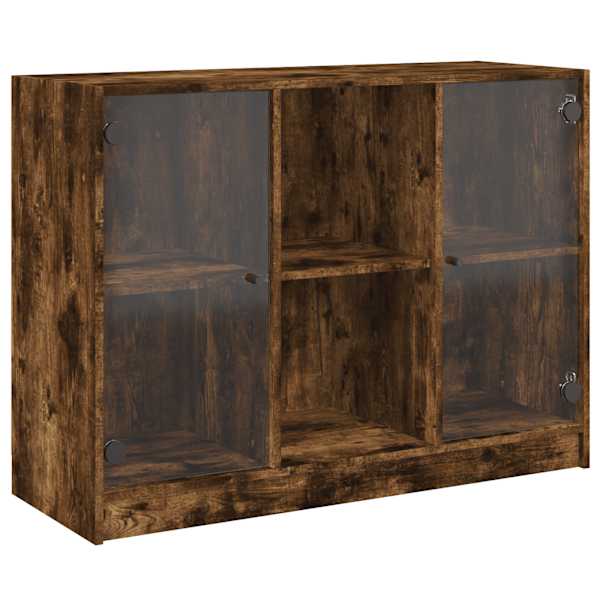 Puhvetkapp, suitsutatud tamm, 102 × 37 × 75,5 cm, tehispuit