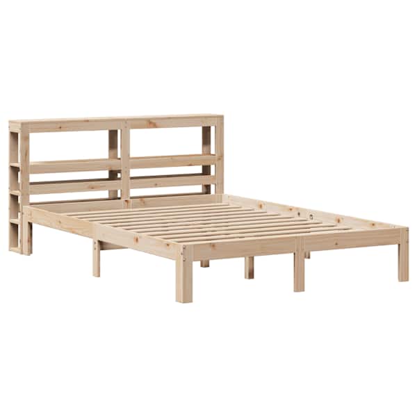 Voodiraam peatsiga, 160 × 200 cm, männipuit — mudel 3306051