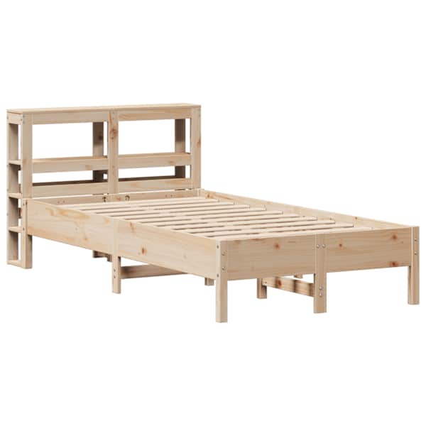 Voodiraam peatsiga, 75 × 190 cm, männipuit — mudel 3306171