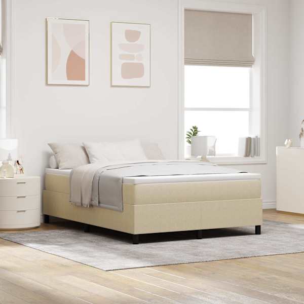 Voodiraam, hall roheline, 160 × 200 cm, kangas — mudel 3337421