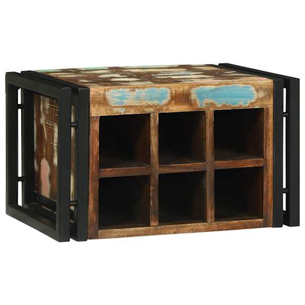 Veepudeli Riiul 2 tk 46 × 35 × 27,5 cm Tugev taastatud puit