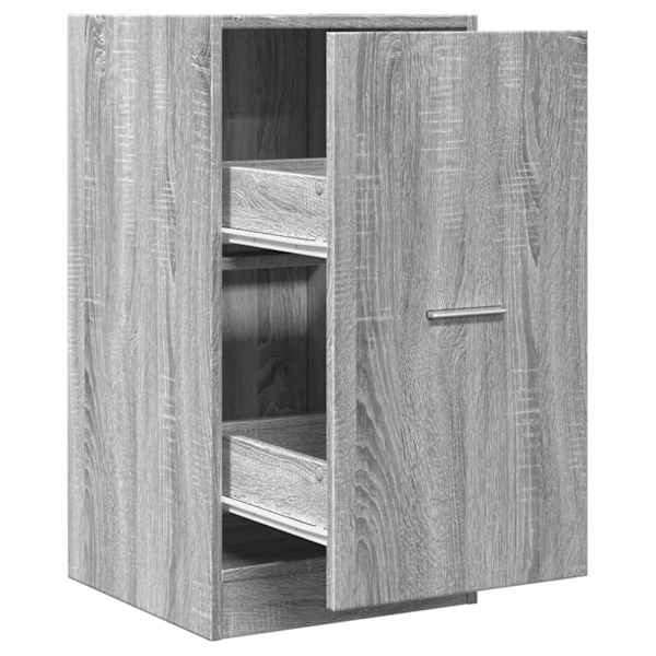 Apteegikapp, hall Sonoma tamm, 40 × 41 × 77,5 cm, tehispuit