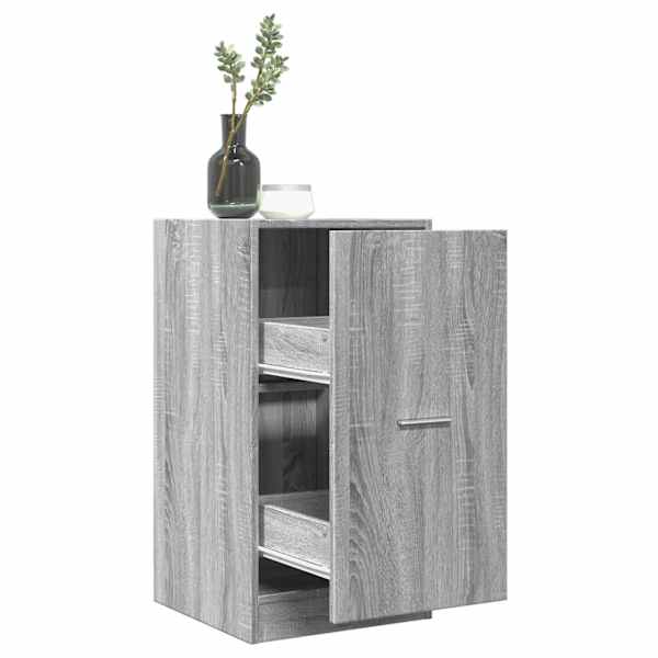 Apteegikapp, hall Sonoma tamm, 40 × 41 × 77,5 cm, tehispuit