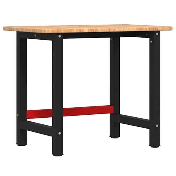 Töölaud, helepruun, 100 × 60 × 81,5 cm tammepuit ristkülikukujuline