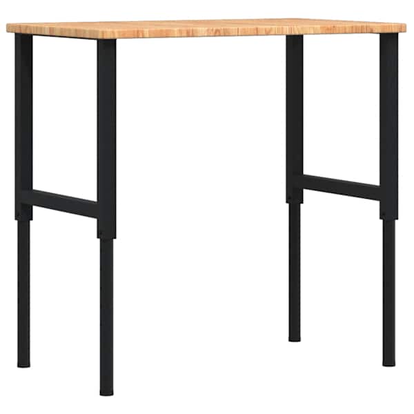 Töölaud, helepruun, 100 × 60x(71,5-98) cm, tammepuit, ristkülik